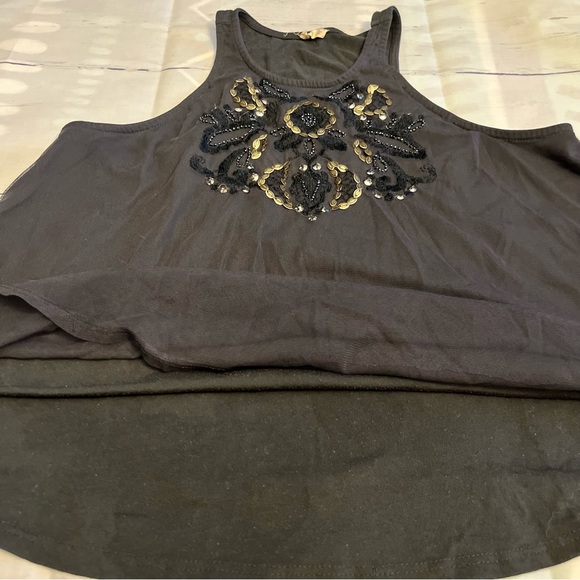 Hollister Tank Top with Beaded Detail, Size Medium - Picture 2 of 7